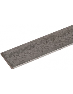 Conducteur de descente foudre. Section plate en aluminium. 105mm² 2