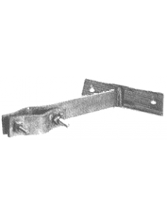Fixation pour mât de paratonnerre. Déport de 150mm.