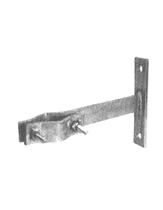 Fixation pour mât de paratonnerre. Déport de 150mm.